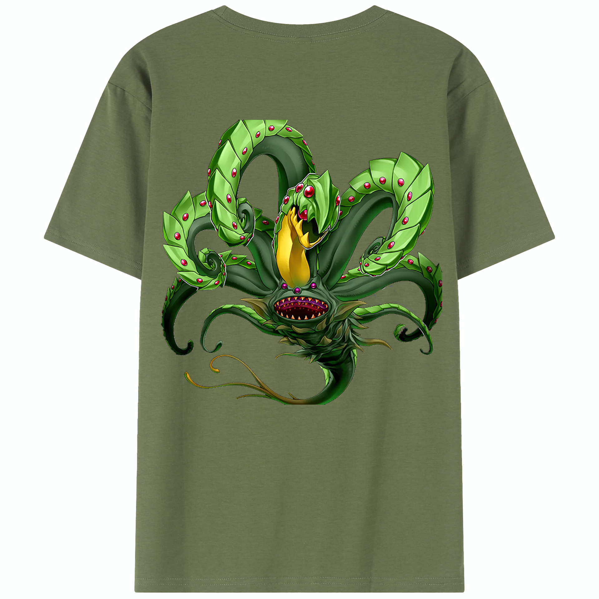 （画像用） 遊☆戯☆王 Yu-Gi-Oh! 綿100％半袖Tシャツ（背面プリント）